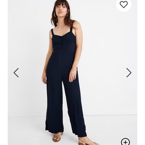 Madewell Navy Blue Jumpsuit